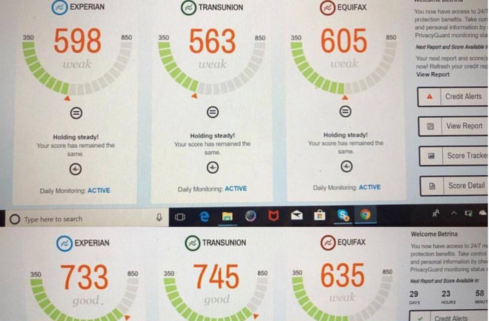 Ongoing Credit Monitoring